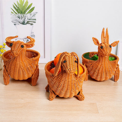 Decorative Animal-Shaped Storage Bowlift