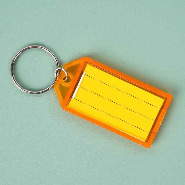 Unisex Label tag with practical key system Bowlift