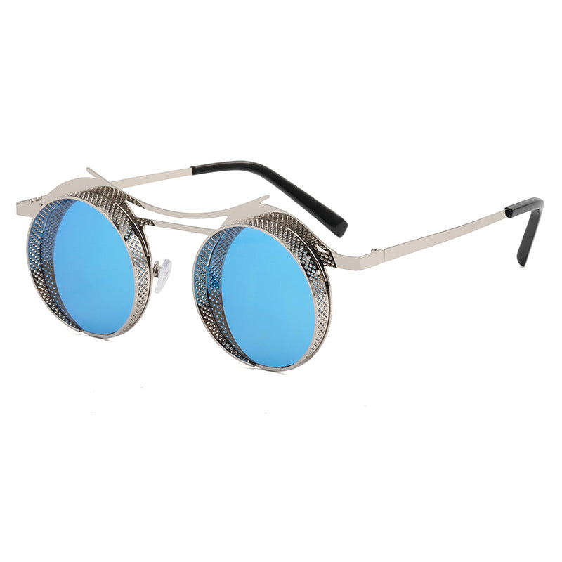 Women's fashionable round sunglasses with extravagant design Bowlift