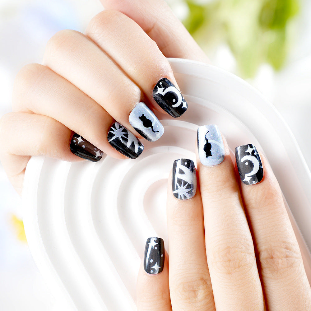 Artistic Themed Press-On Nail Set Bowlift