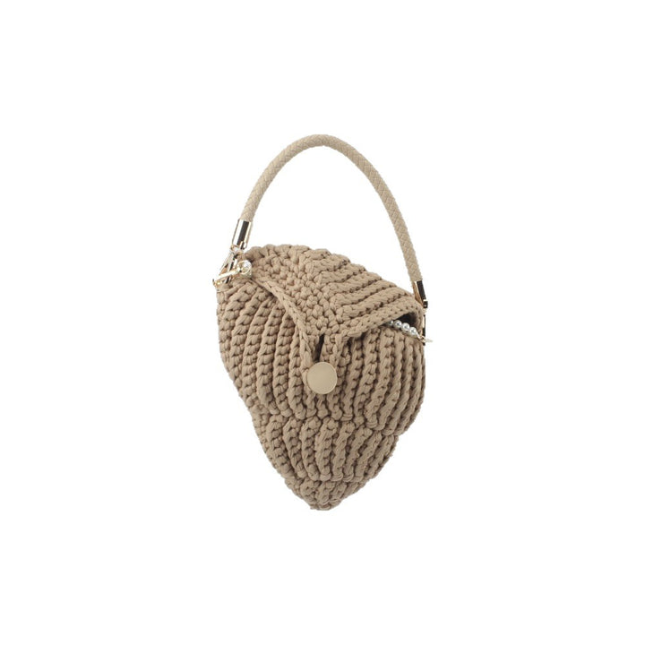 Handbag Made of High-Quality Macrame with Elegant Closure Bowlift