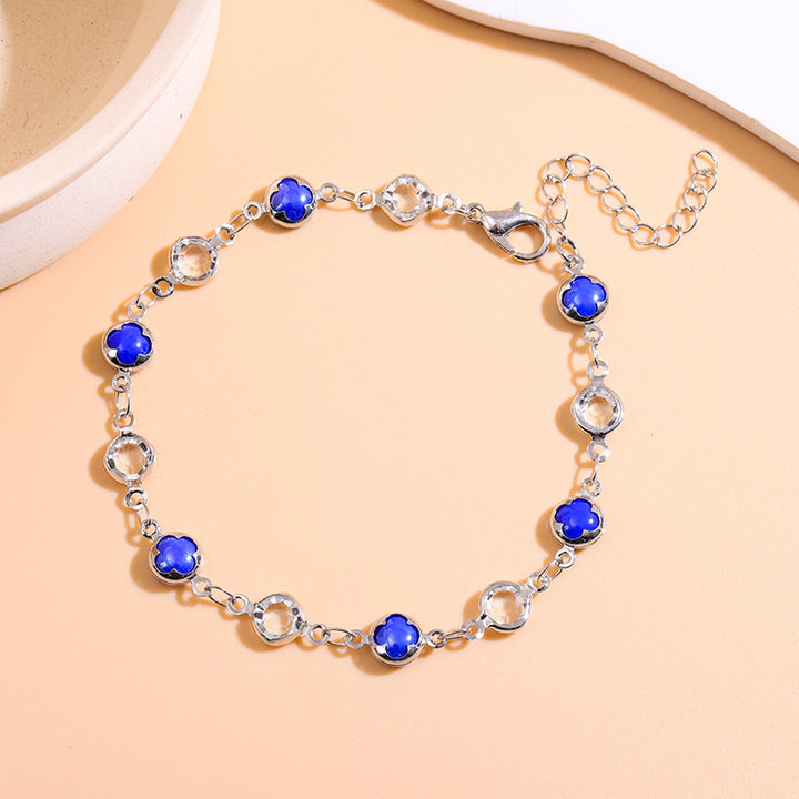 Elegant Beaded Charm Anklet Bowlift