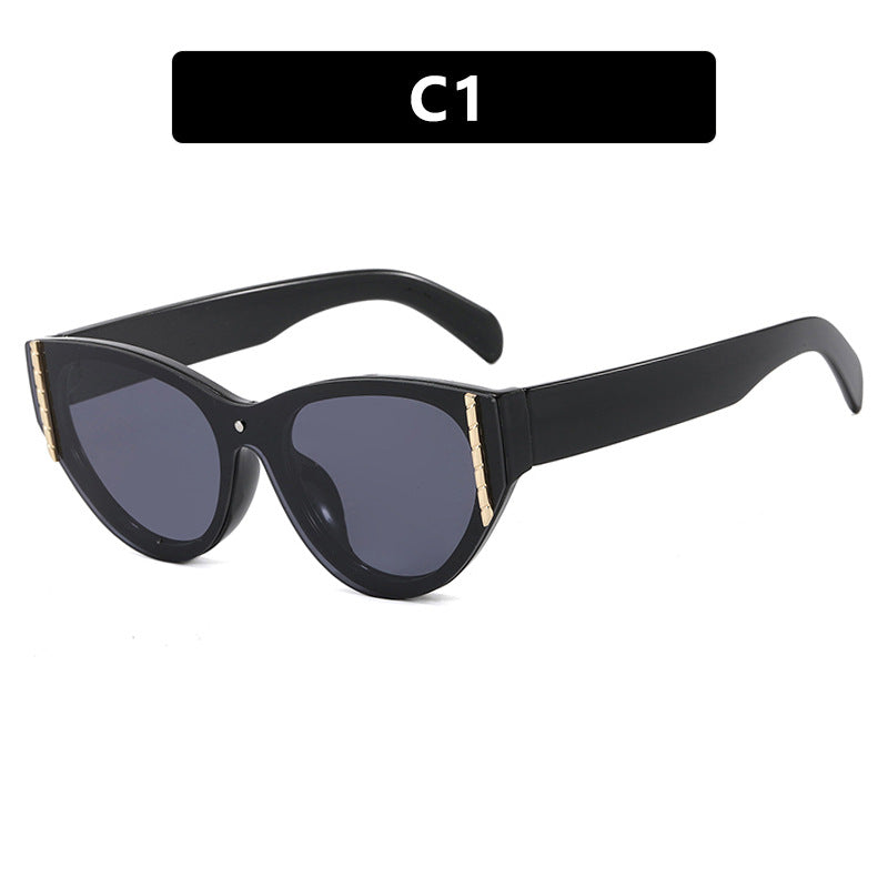Women's trendy sunglasses with elegant cat-eye design and high-quality frame Bowlift
