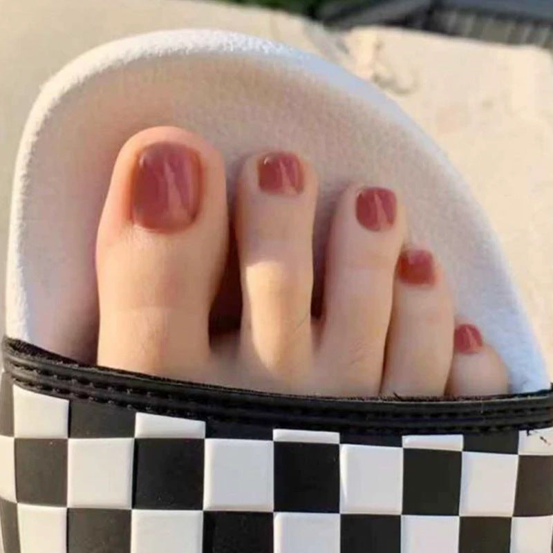 Premium Glossy Press-On Toenails Bowlift