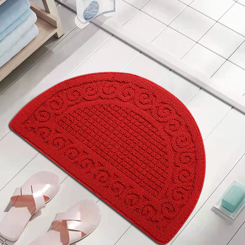 Decorative Half-Moon Shower Mat Bowlift