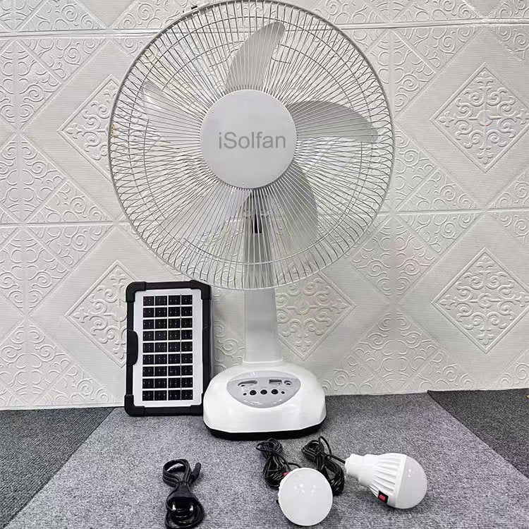 Women Solar Stand Fan Bowlift