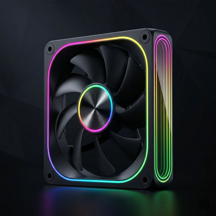 High-performance RGB fan with silent cooling technology Bowlift
