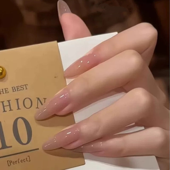 Glossy Press-On Nail Set Bowlift 1787395297