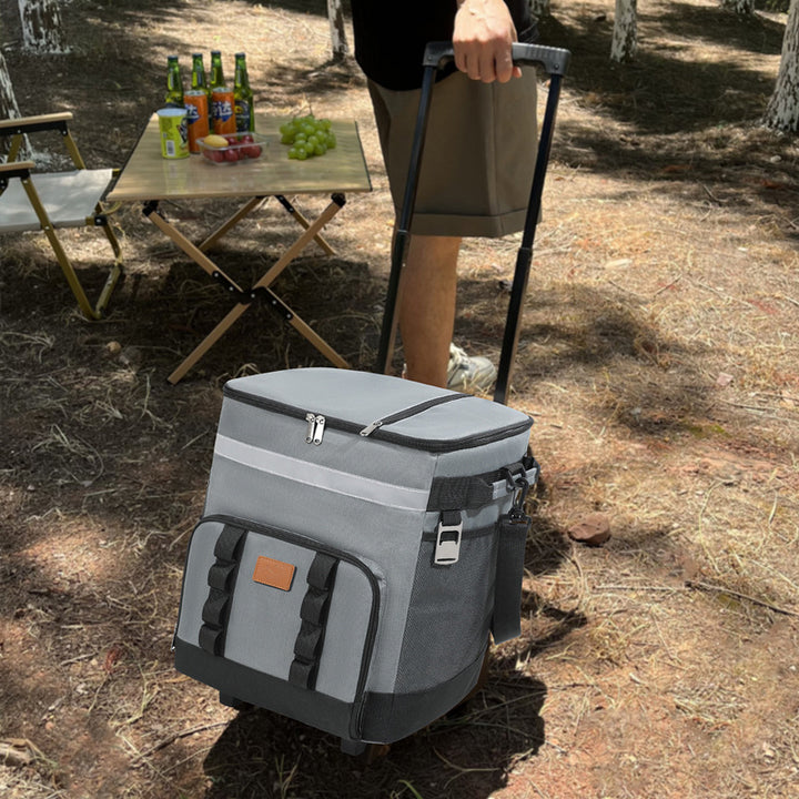 Women's travel cooler bag with telescopic handle Bowlift