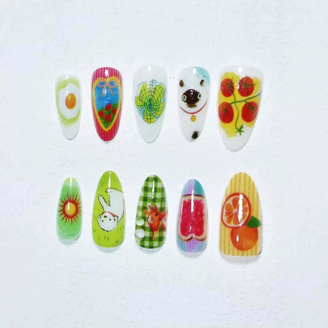 Artistic Themed Nail Art Set Bowlift