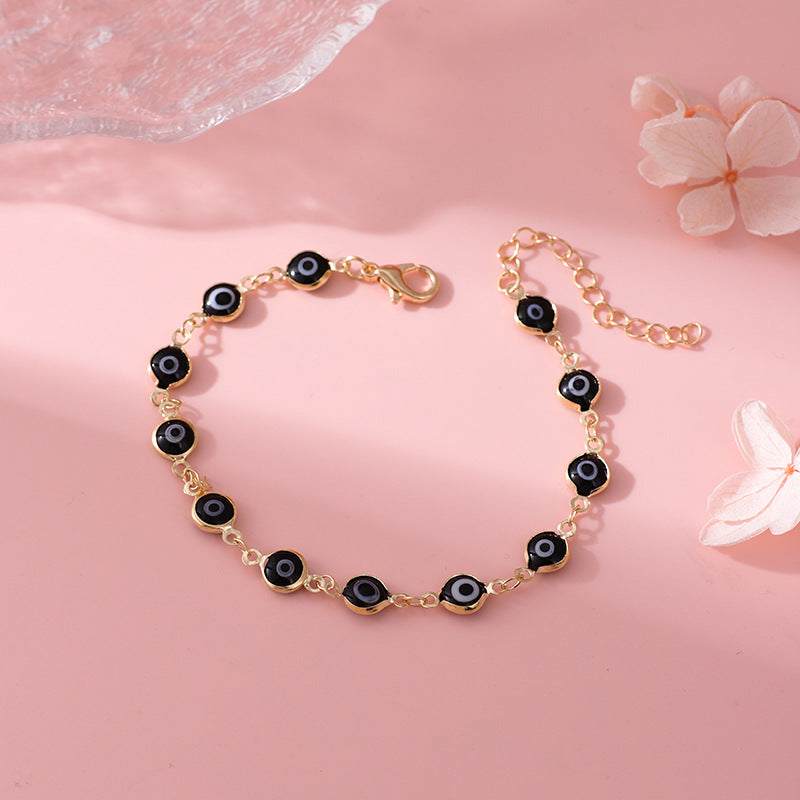 Decorative Evil Eye Charm Bracelet Bowlift
