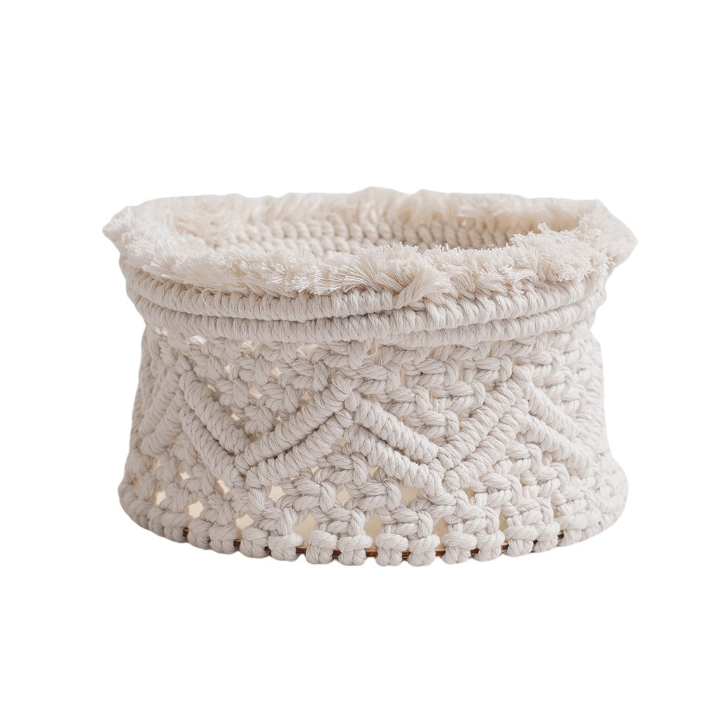 Decorative Macrame Storage Basket Bowlift