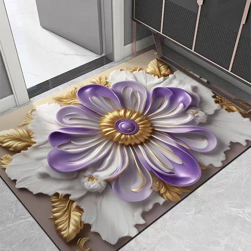 Decorative Floral Area Mat