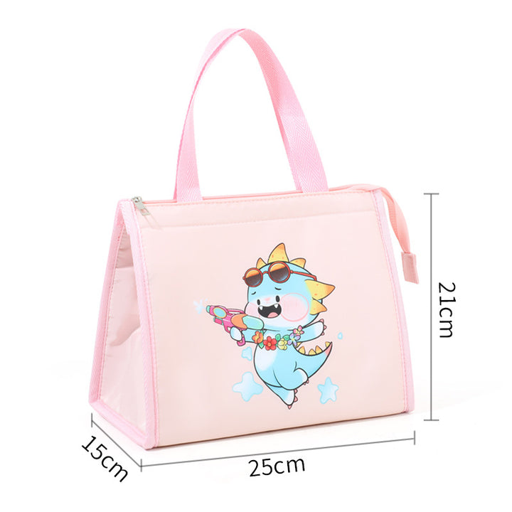 Insulated cooler bag with cute dinosaur motif Bowlift