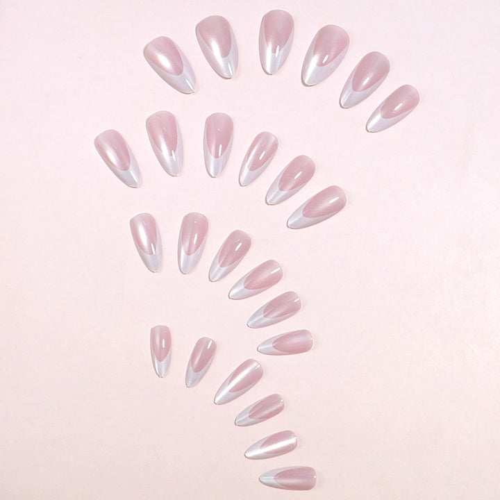 Luxurious Gradient Press-On Nails Bowlift