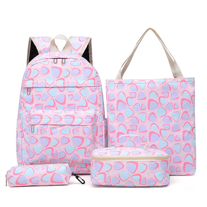Set of backpack, tote bag and lunch box Bowlift