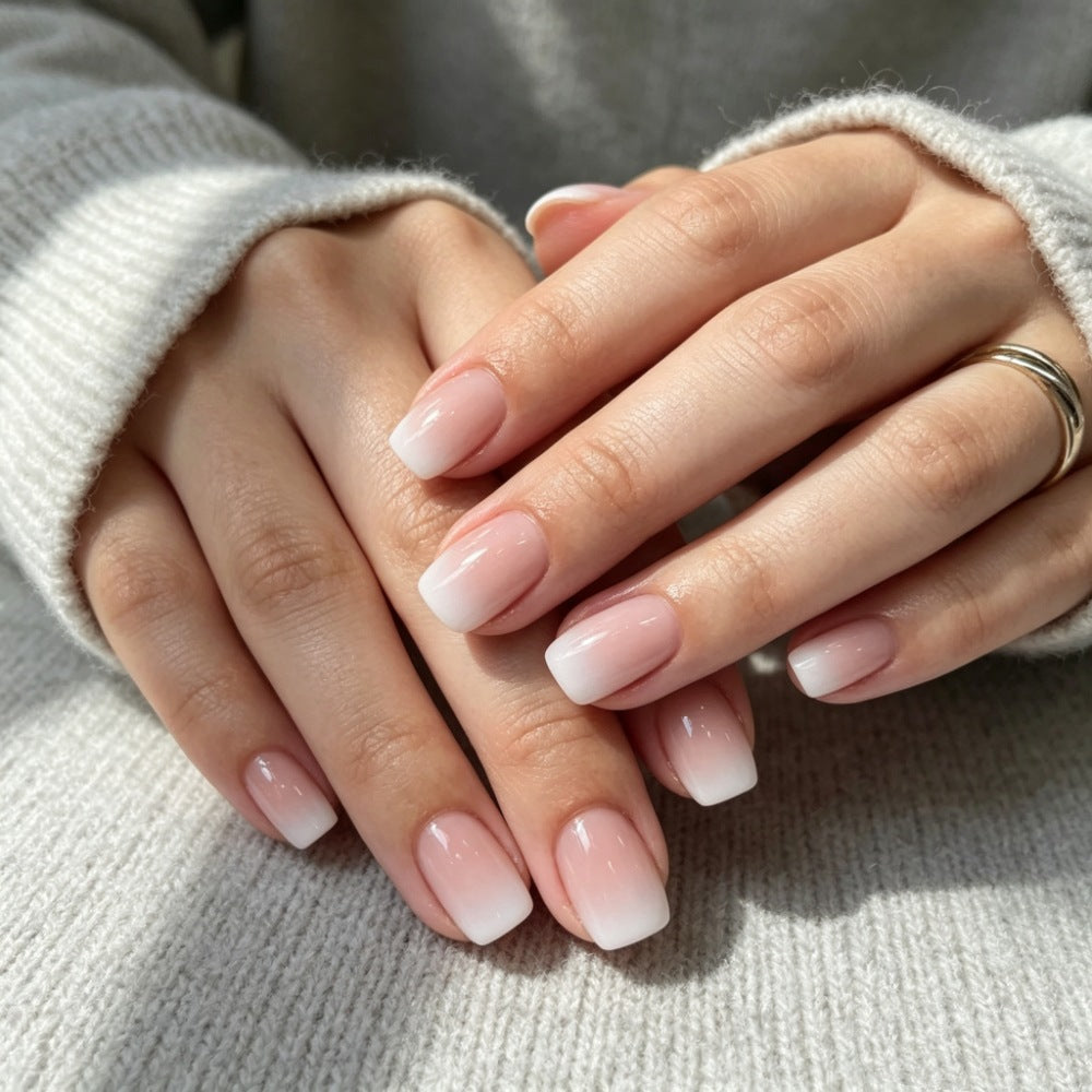 Gradient Ombre Press-On Nails Bowlift
