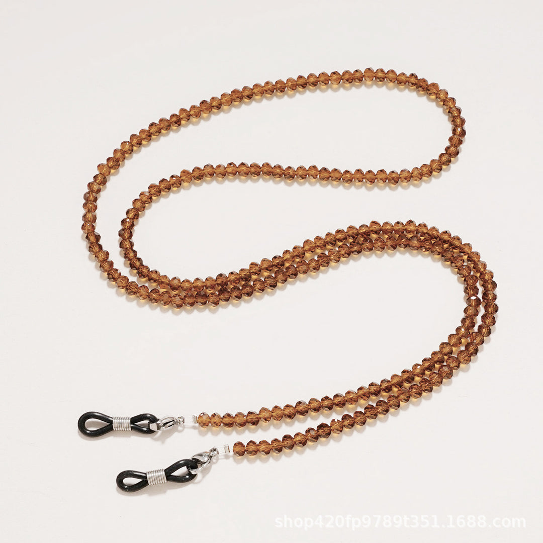 Gemstone-Accented Eyewear Chain Bowlift