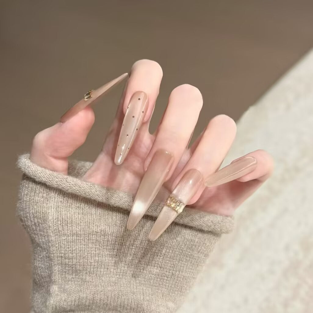 Decorative Press-On Nail Design Set Bowlift