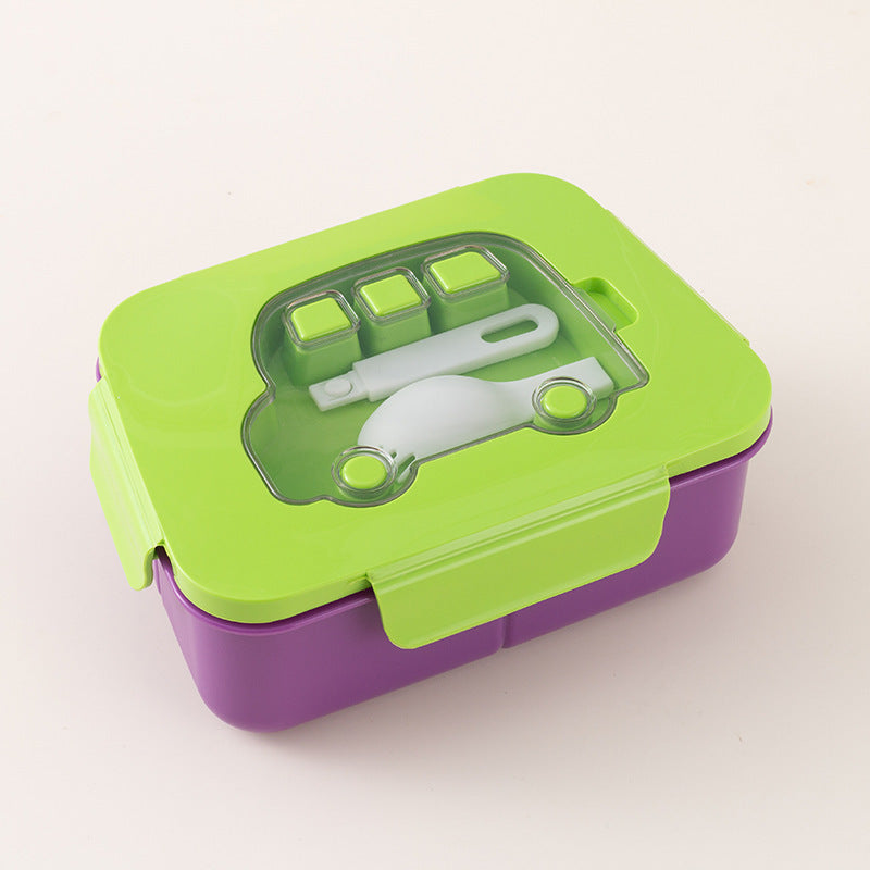 Cartoon-Themed Multi-Layered Lunch Box