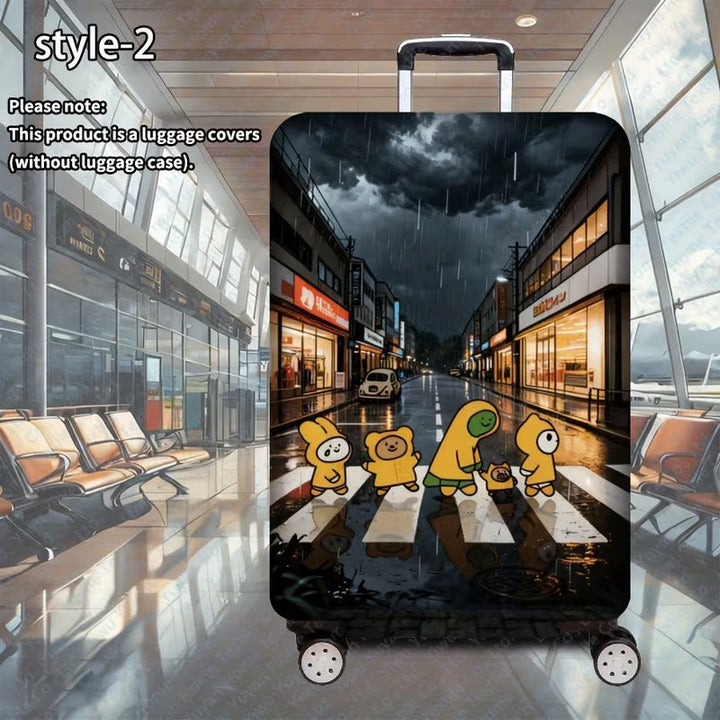Unisex Luggage Cover with Creative Dinosaur Design Bowlift