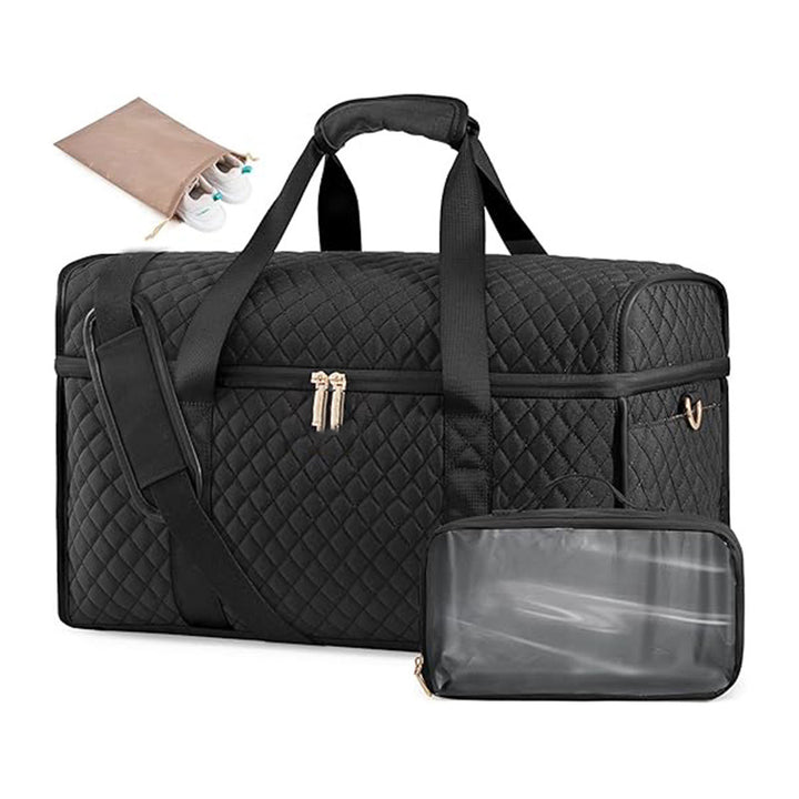Multifunctional Travel Bag with Integrated Cosmetic Container Bowlift