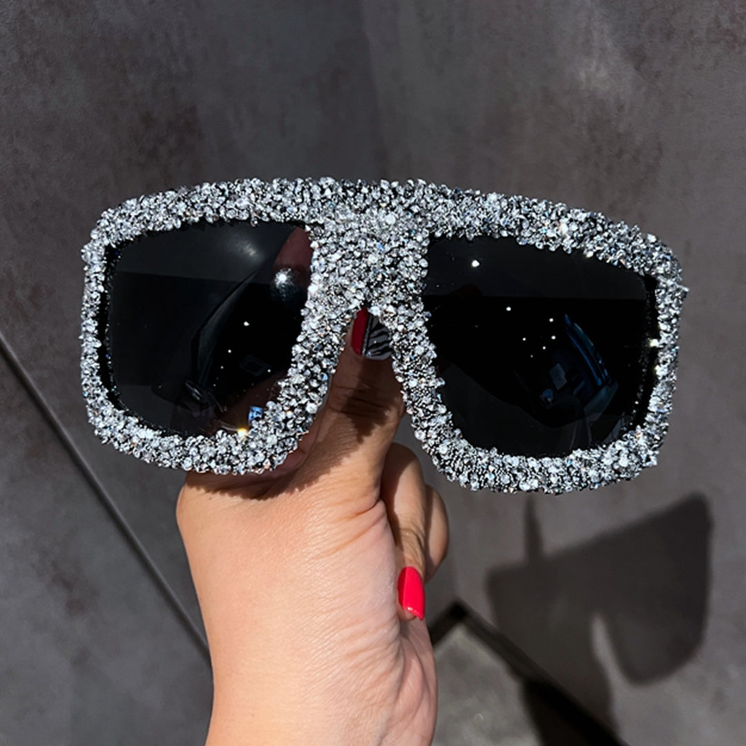 Ladies extravagant crystal sunglasses Bowlift
