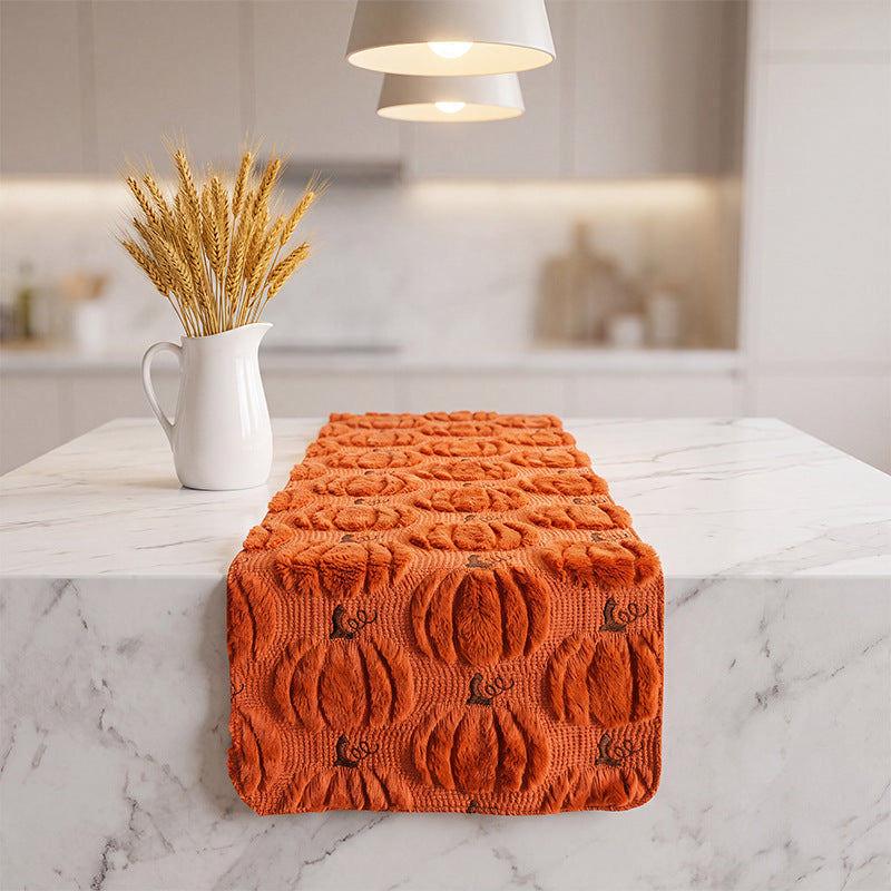Pumpkin-Themed Decorative Table Runner