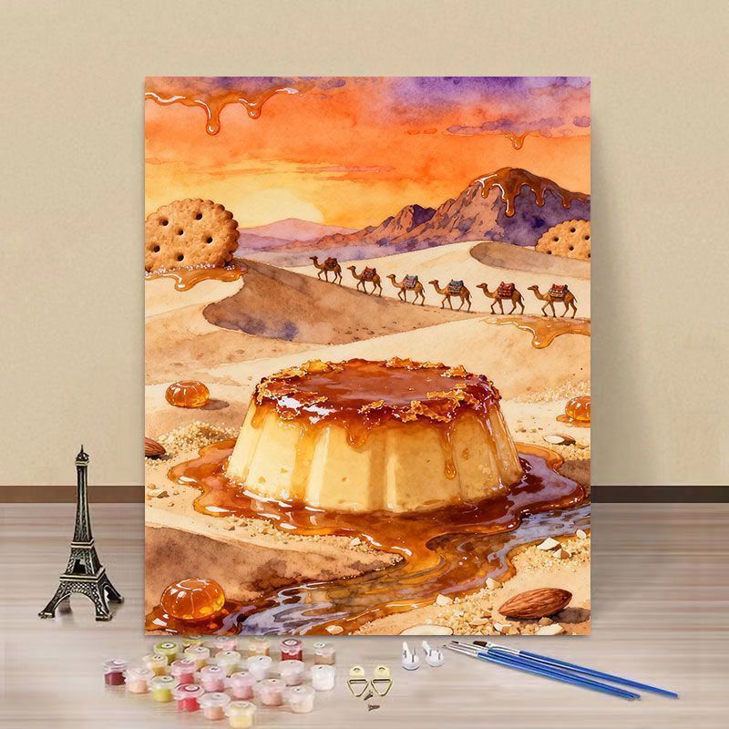 Fantasy Landscape DIY Paint by Numbers Art Kit Bowlift
