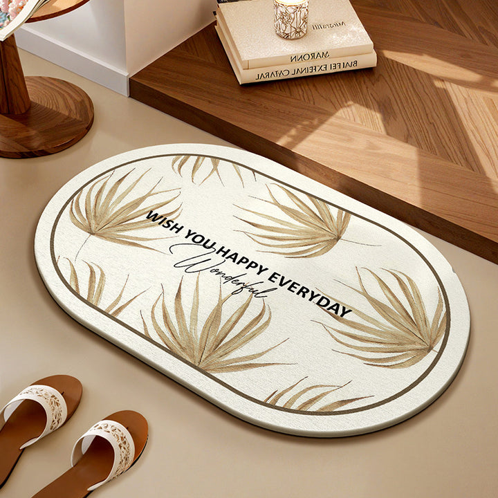Inspirational Floral Bathroom Mat Bowlift
