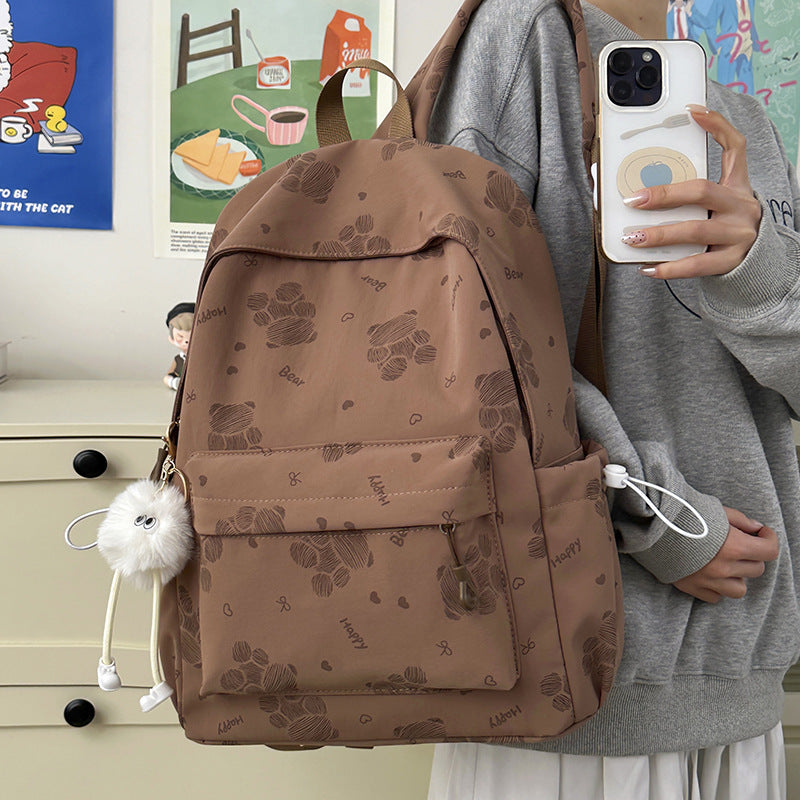 Backpack with Cute Paw Designs and Ergonomic Shoulder Straps Bowlift