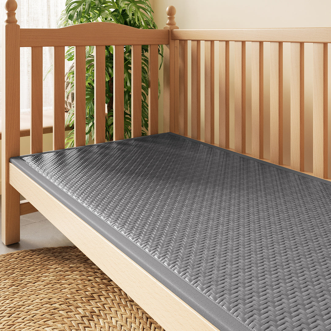 Textured Crib Mattress Protector Bowlift