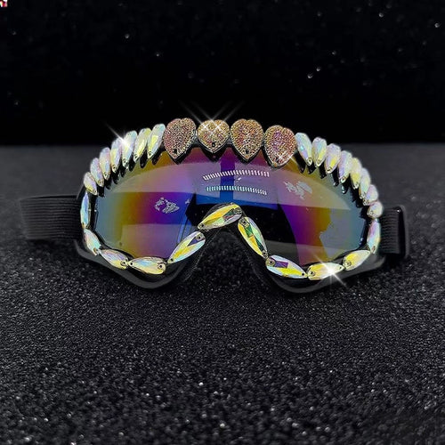 Women High Quality Sparkling Sports Sunglasses Bowlift