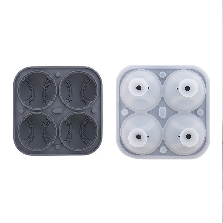 Baseball-Themed Silicone Ice Ball Maker