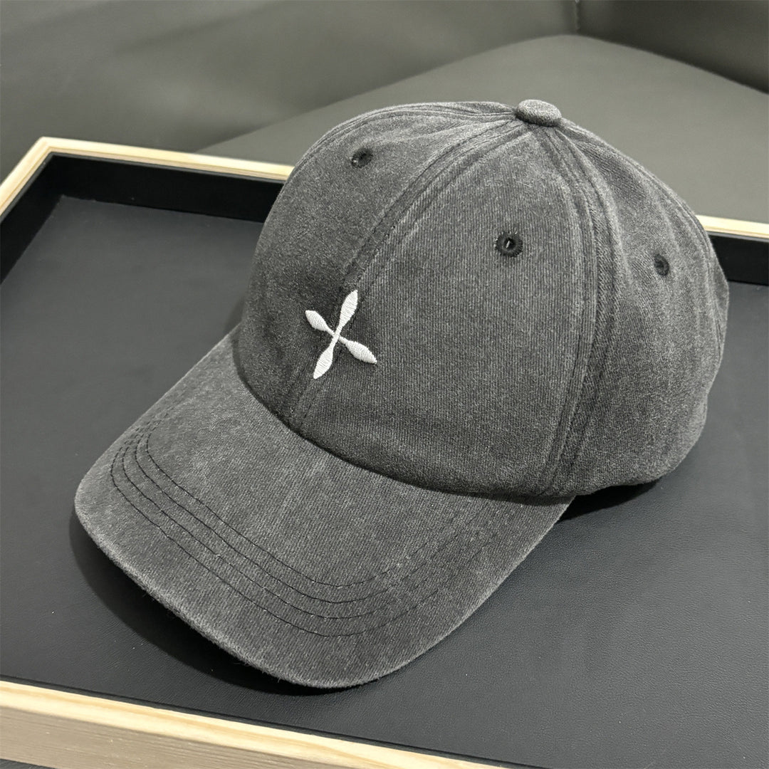 Unisex Vintage-Inspired Soft Twill Cap Bowlift