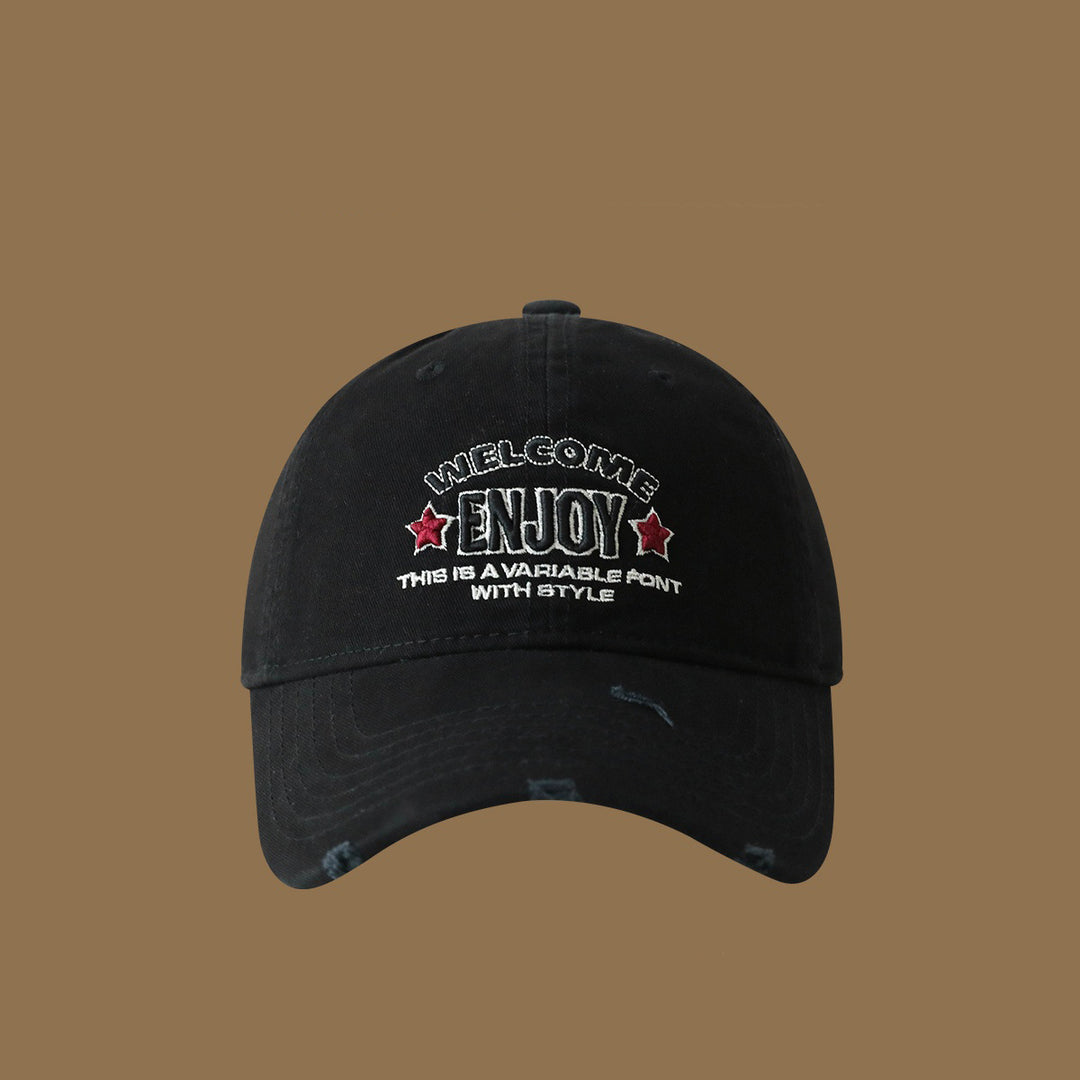 Trendy Embroidered Relaxed Baseball Cap