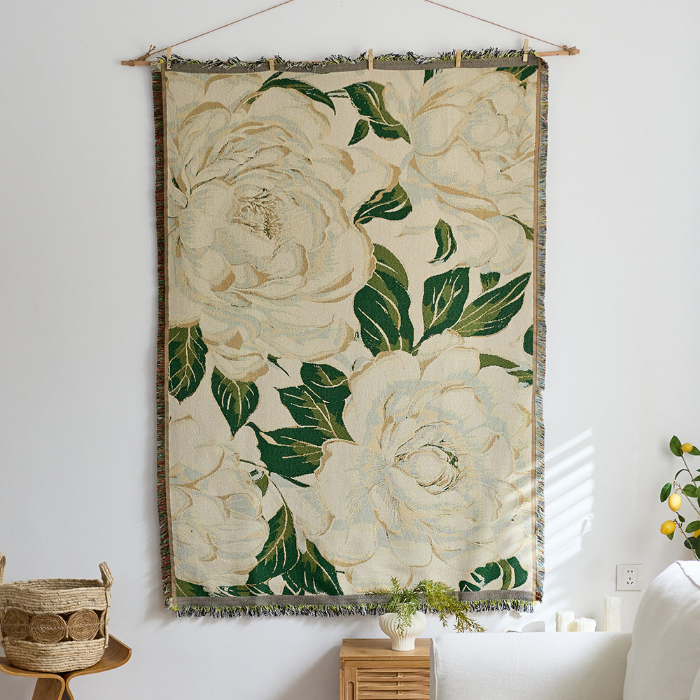 Artistic Woven Tapestry Throw