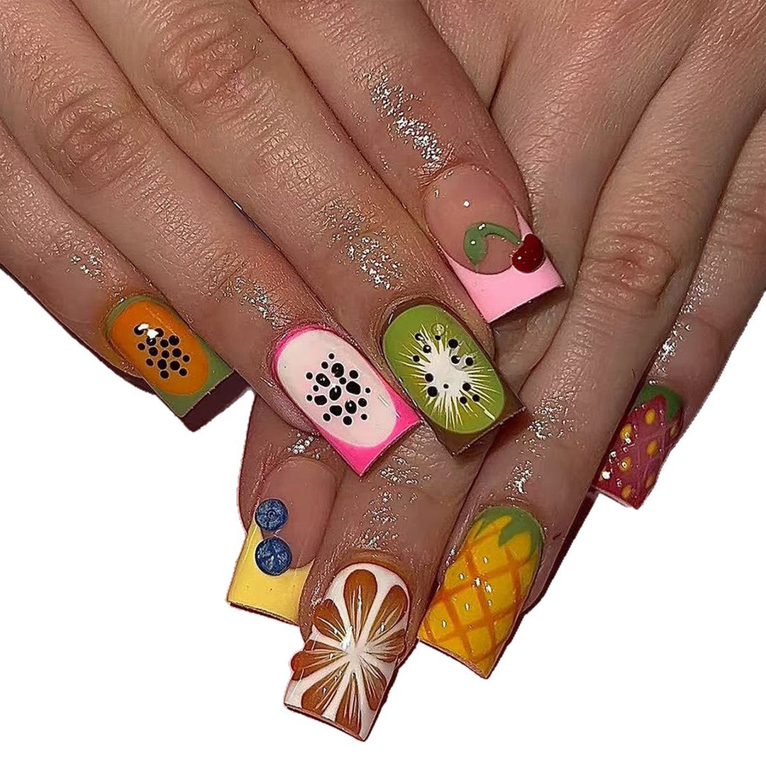 Creative Art Nails with Cheerful Fruit Design Bowlift