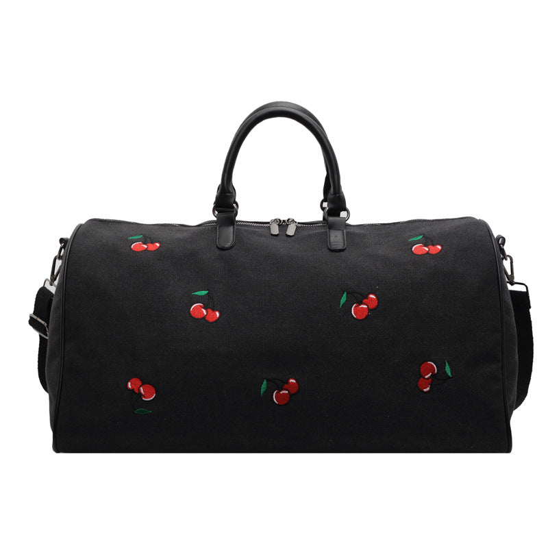 Sporty weekend bag with playful cherry pattern Bowlift