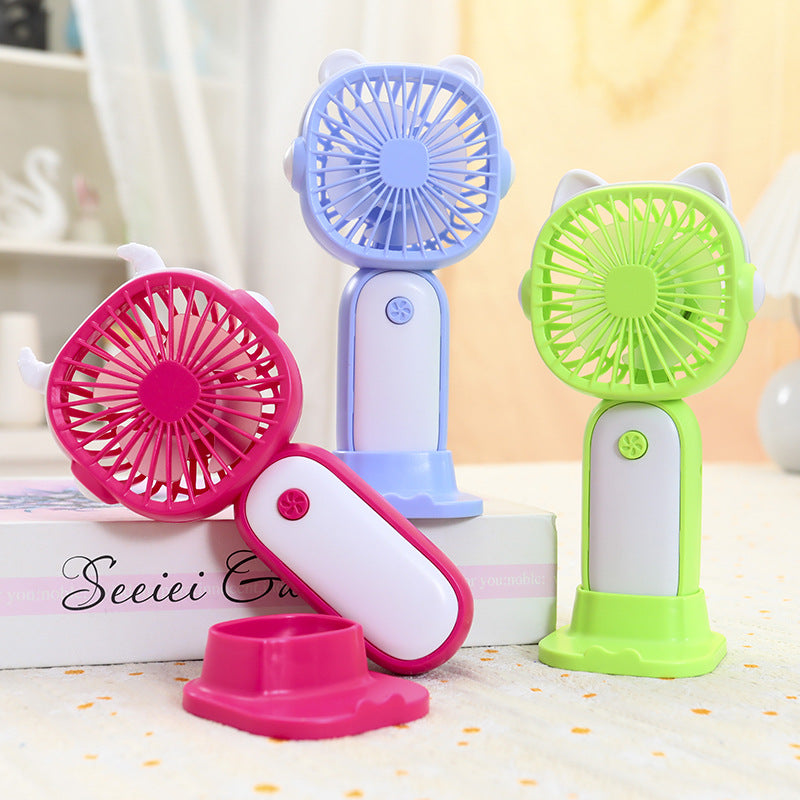 Ladies Portable Table Fan with Cute Antler Design Bowlift