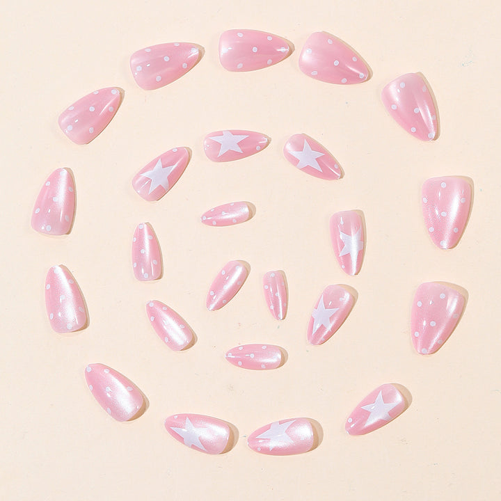 Starry Patterned Nail Art Bowlift