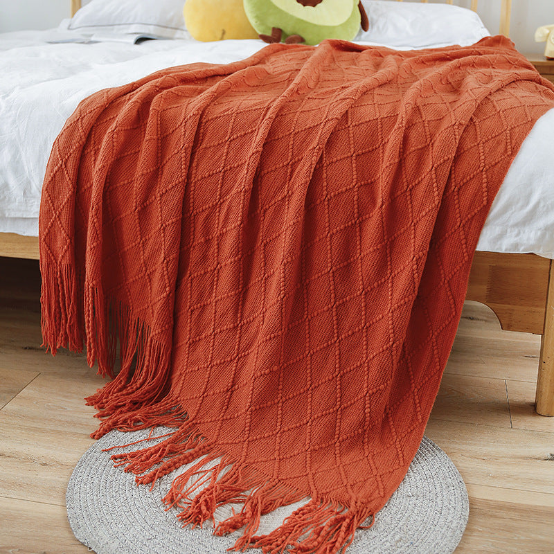 Cozy Knitted Throw