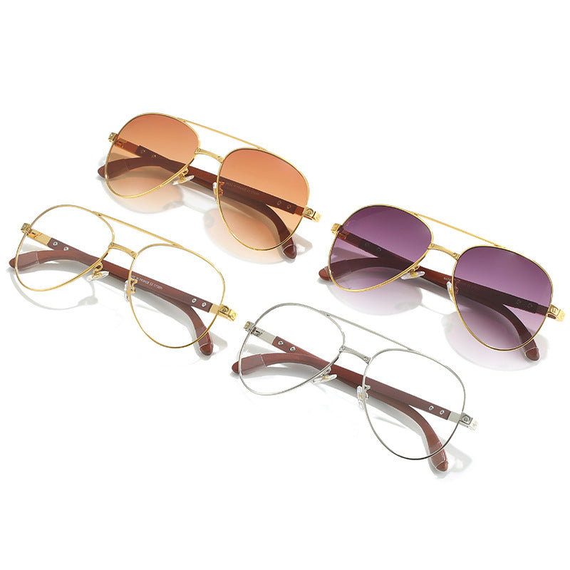 Ladies elegant pilot sunglasses with fine metal frame and UV protection Bowlift