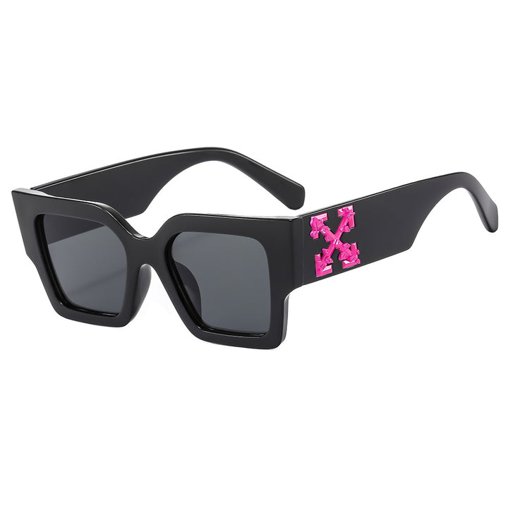 Women's Designer Sunglasses with striking geometric frame Bowlift