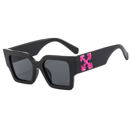 Women's Designer Sunglasses with striking geometric frame Bowlift