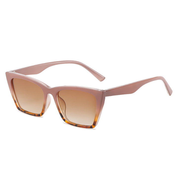 Women’s fashionable geometric sunglasses with protective UV protection Bowlift