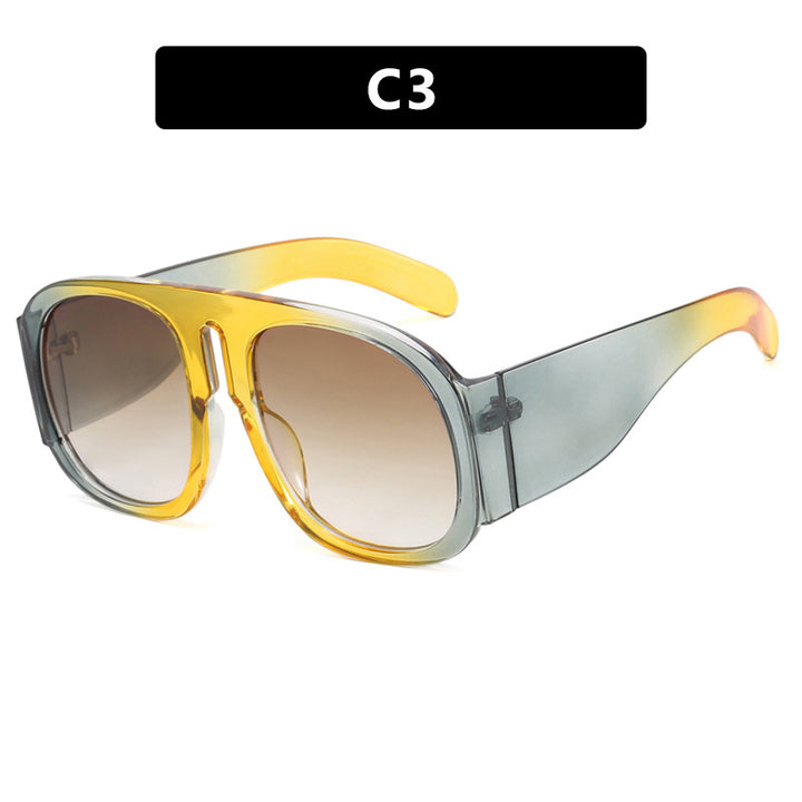 Women's trendy oversized sunglasses with fashionable gradient Bowlift