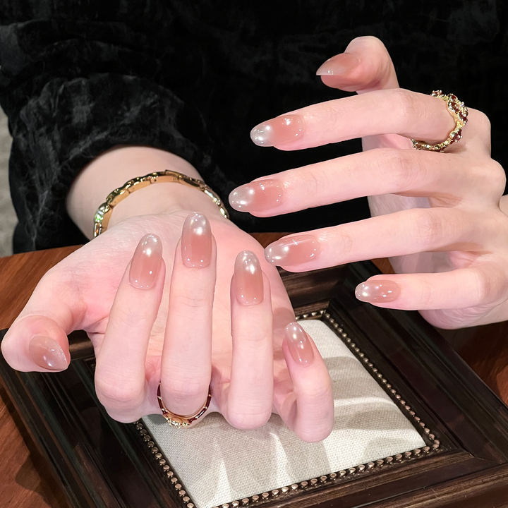 Premium Glossy Stiletto Press-On Nails Bowlift