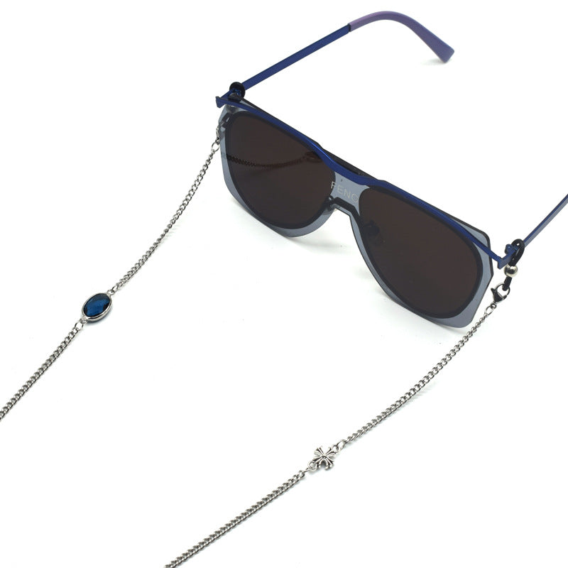 Elegant Gemstone Eyewear Chain Bowlift