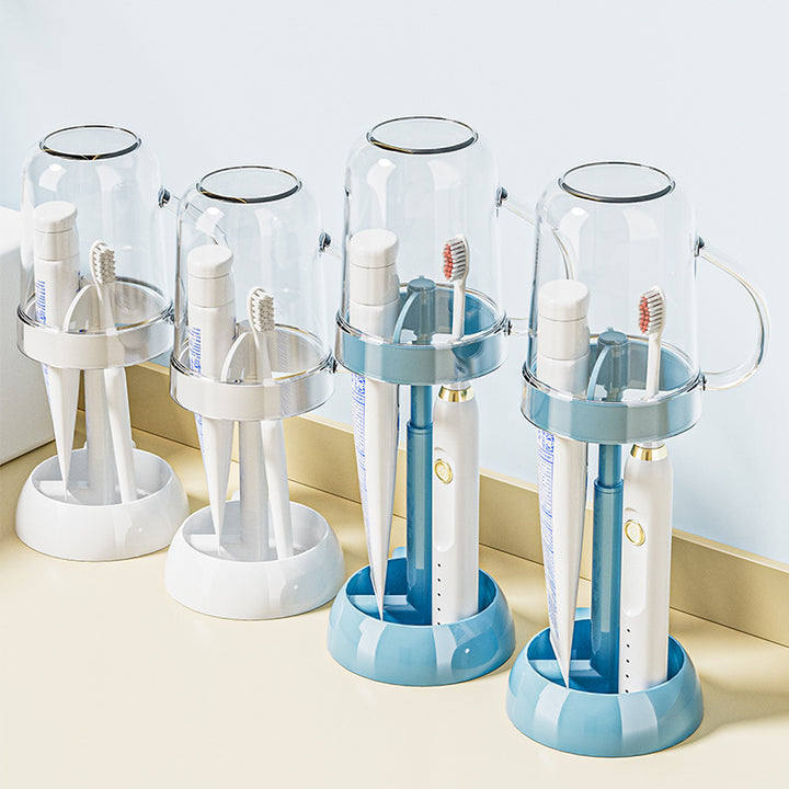 Wall-Mounted Toothbrush Storage Bowlift